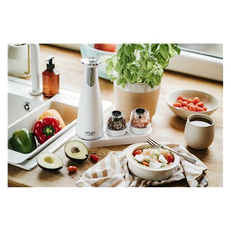 Adler | Electric Salt and pepper grinder | AD 4449w | Grinder | 7 W | Housing material ABS plastic | Lithium | Mills with cerami - 9